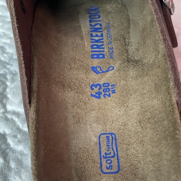 Birkenstock Boston soft footbed leather clog shoes US M 10 - Picture 5 of 8
